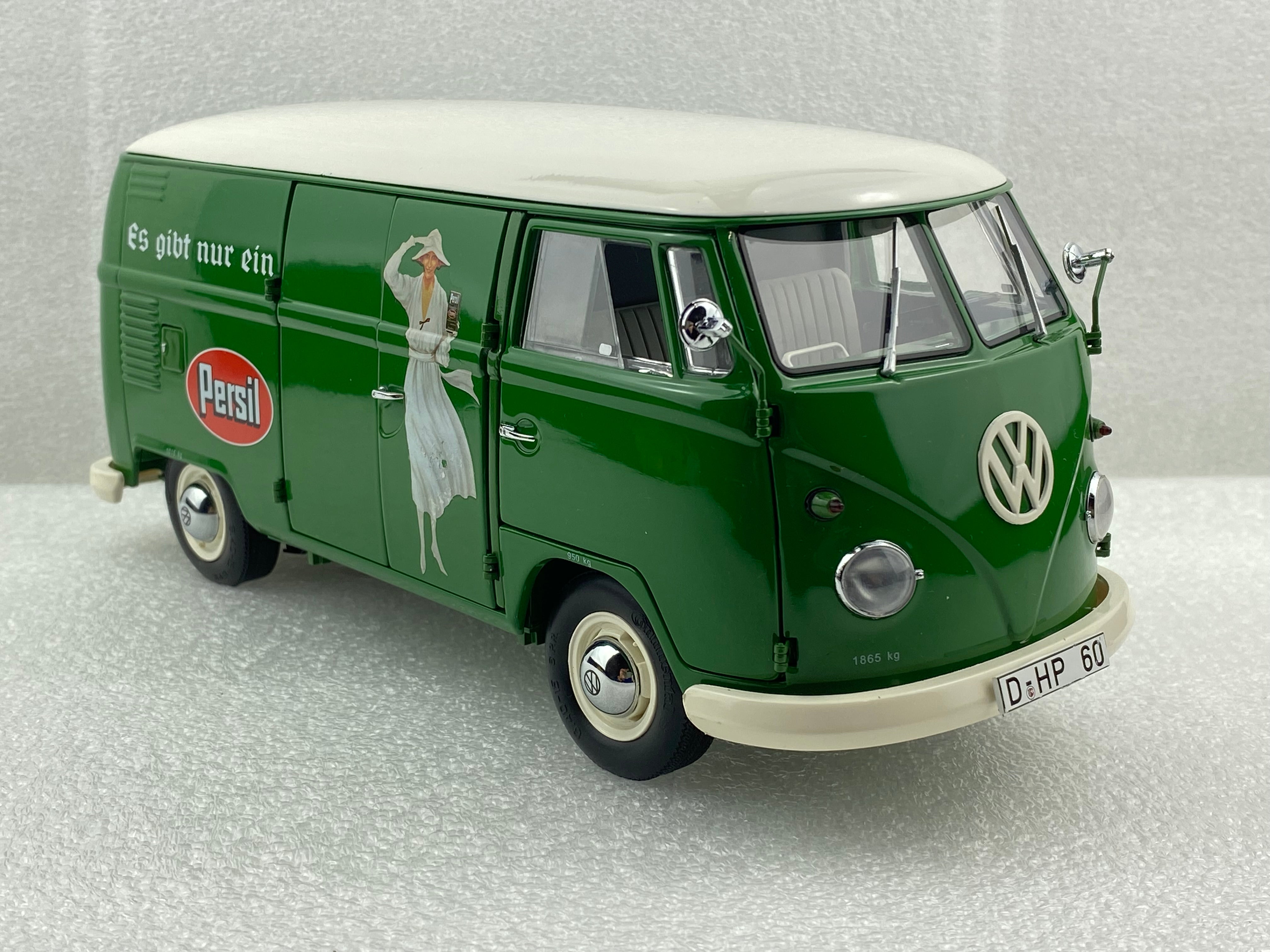 Schuco 1:18 Volkswagen T1b transporter Persil Year 1959-63 450036600 (Clearance Final Sale)