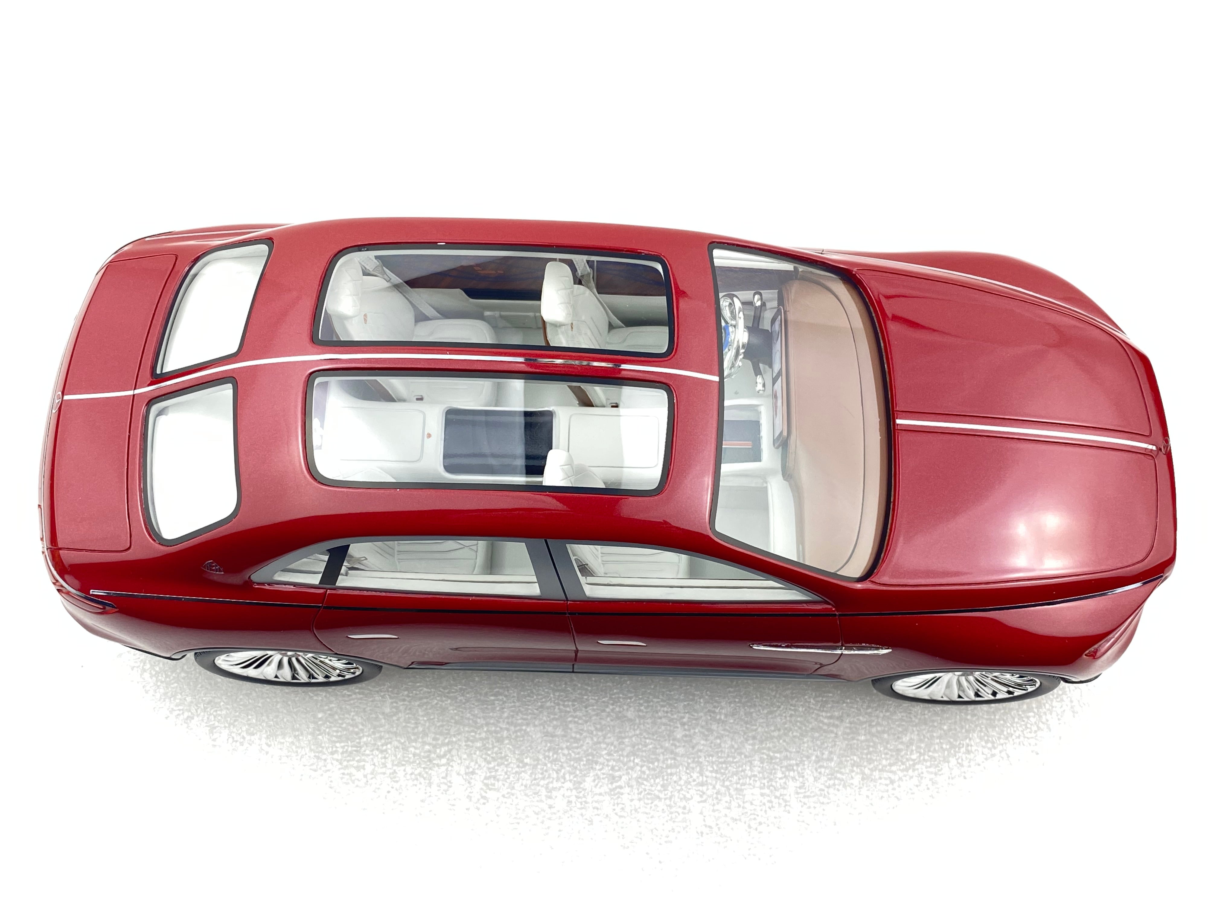 Schuco 1:18 Mercedes-Benz Maybach Ultimate Luxury Red 450018400 (Clearance Final Sale)