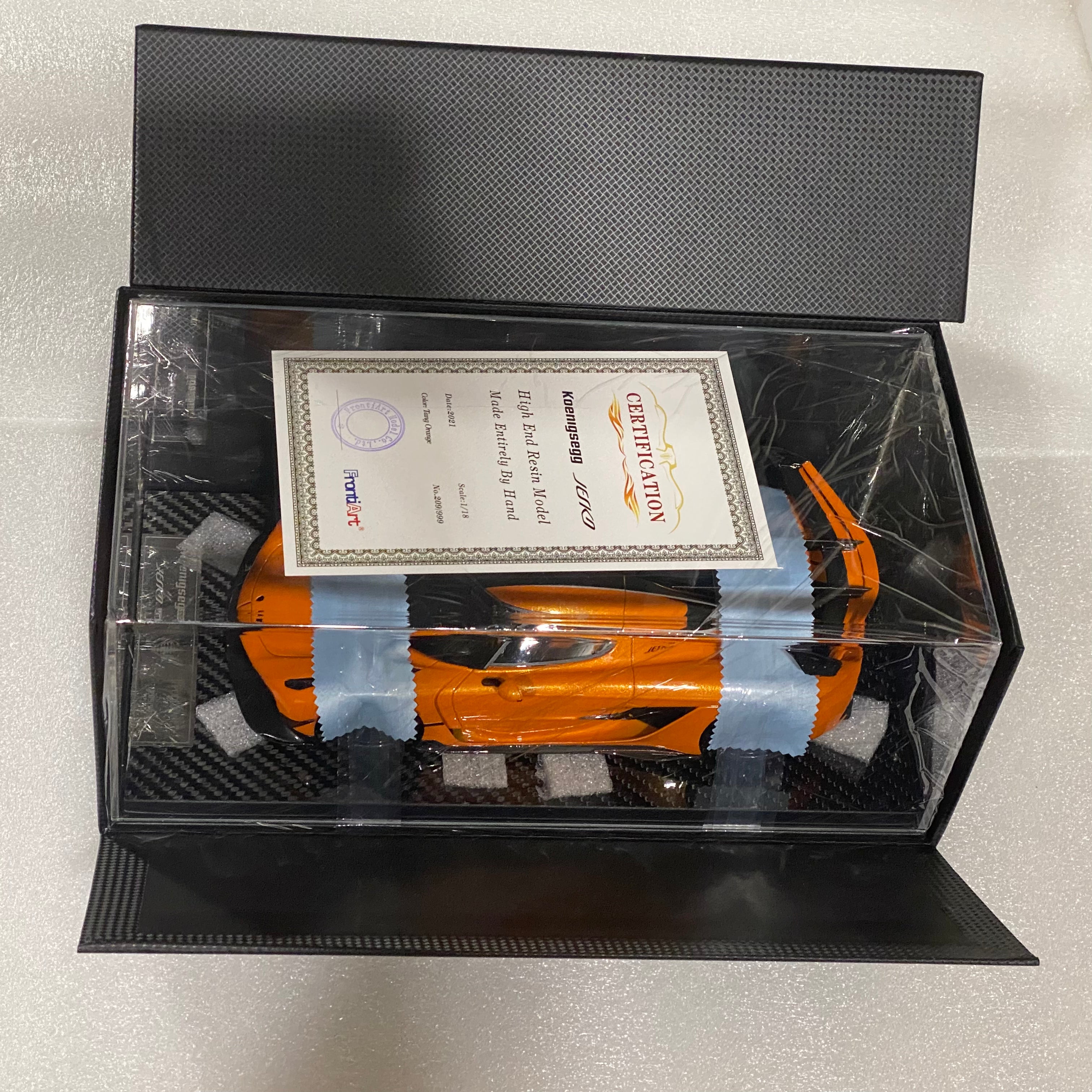 Frontiart 1:18 Koenigsegg Jesko Attack Tang orange F072-158