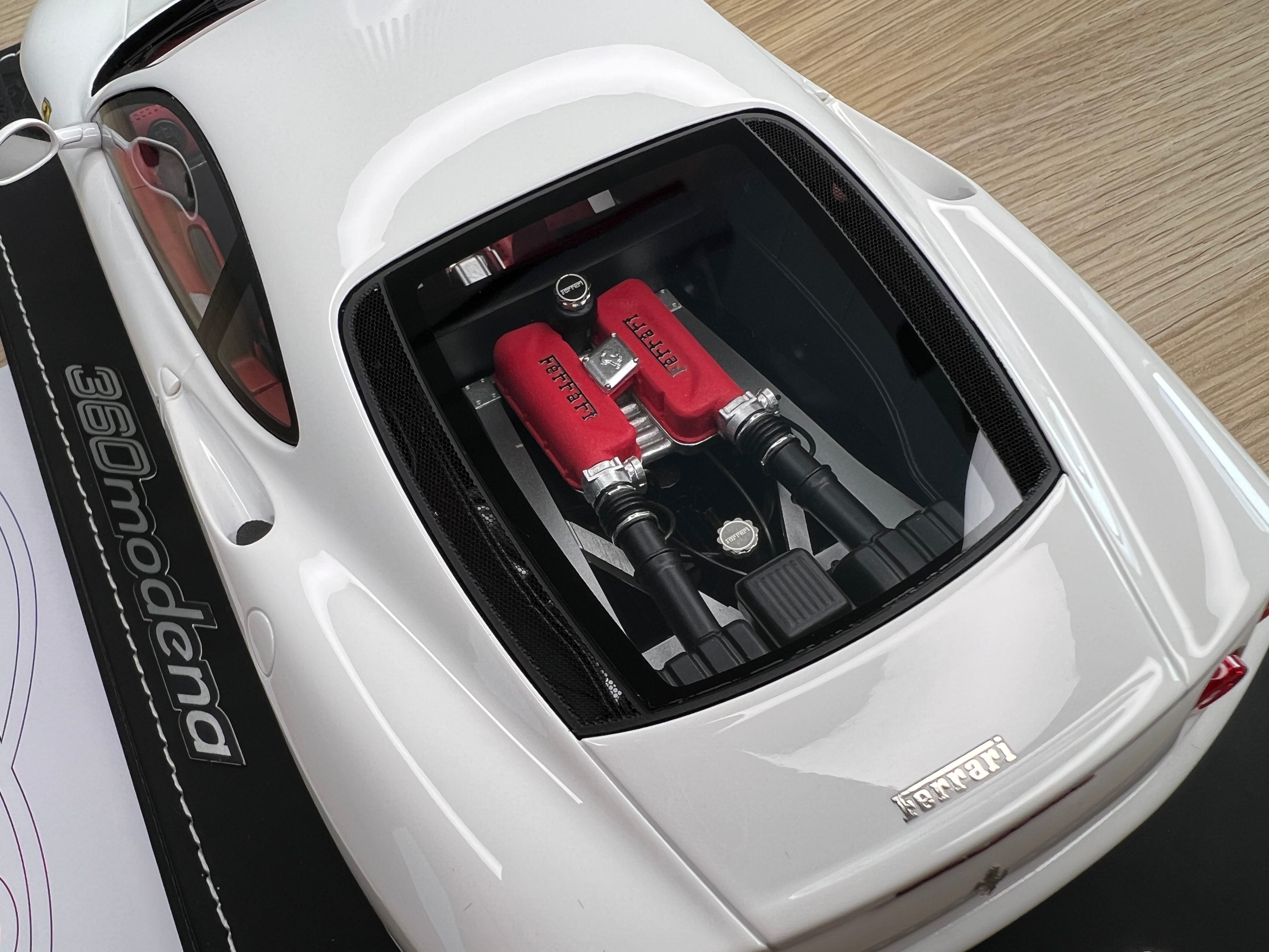 Ferrari 360 Modena - Bianco Avus - 1:18
