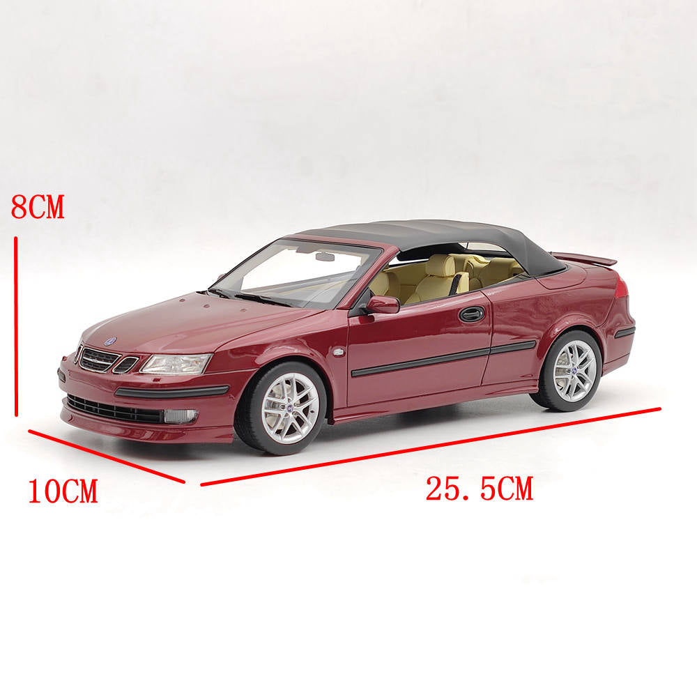 DNA Collectibles 1/18 Saab 9-3 Convertible Aero 2005 DNA000087 Resin Model Red Toy Gift