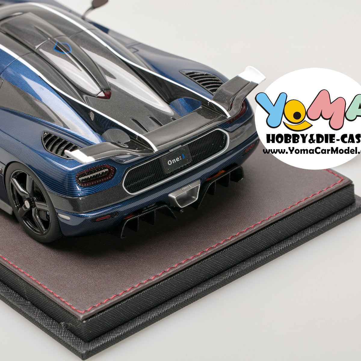 Frontiart 1:18 Koenigsegg one 1 Carbon fiber Blue F033-114