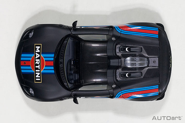 PORSCHE 918 SPYDER WEISSACH PACKAGE (BLACK/MARTINI LIVERY)