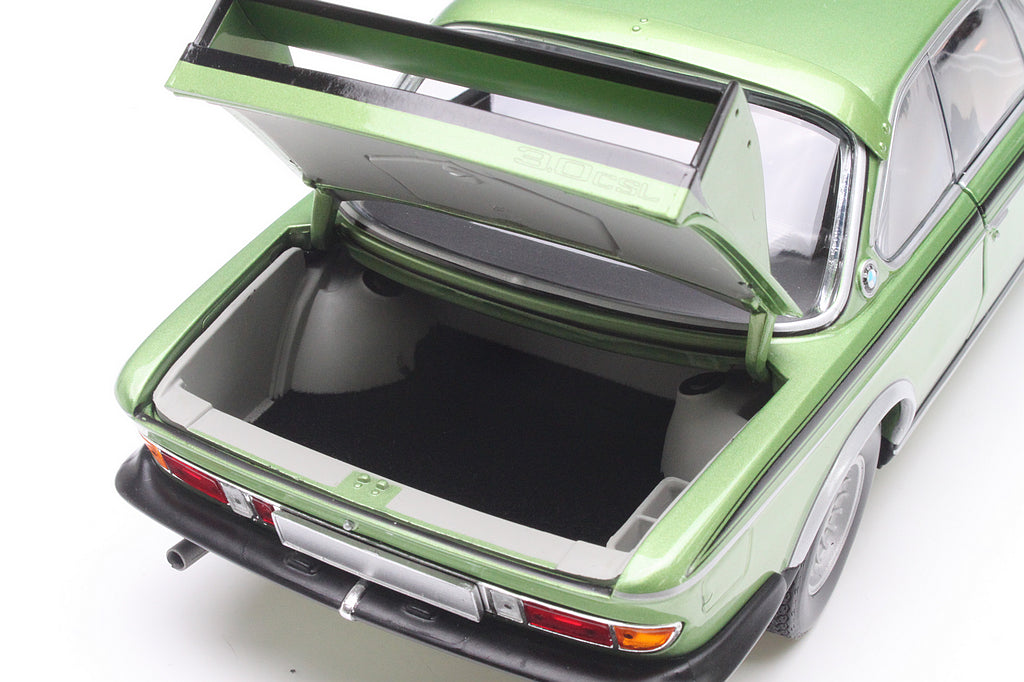 Minichamps 1:18 1975 BMW 3.0 CSL (E9) Coupe green metallic w/stripes 180029024