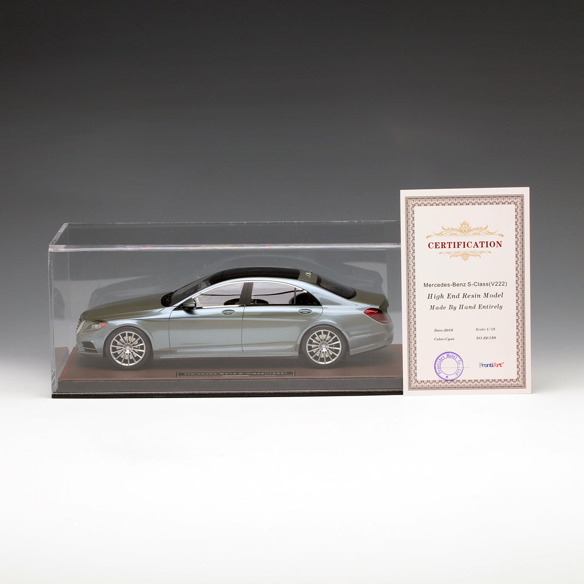 Frontiart 1:18 Mercedes-Benz S-Class（V222）Cyan F044-25