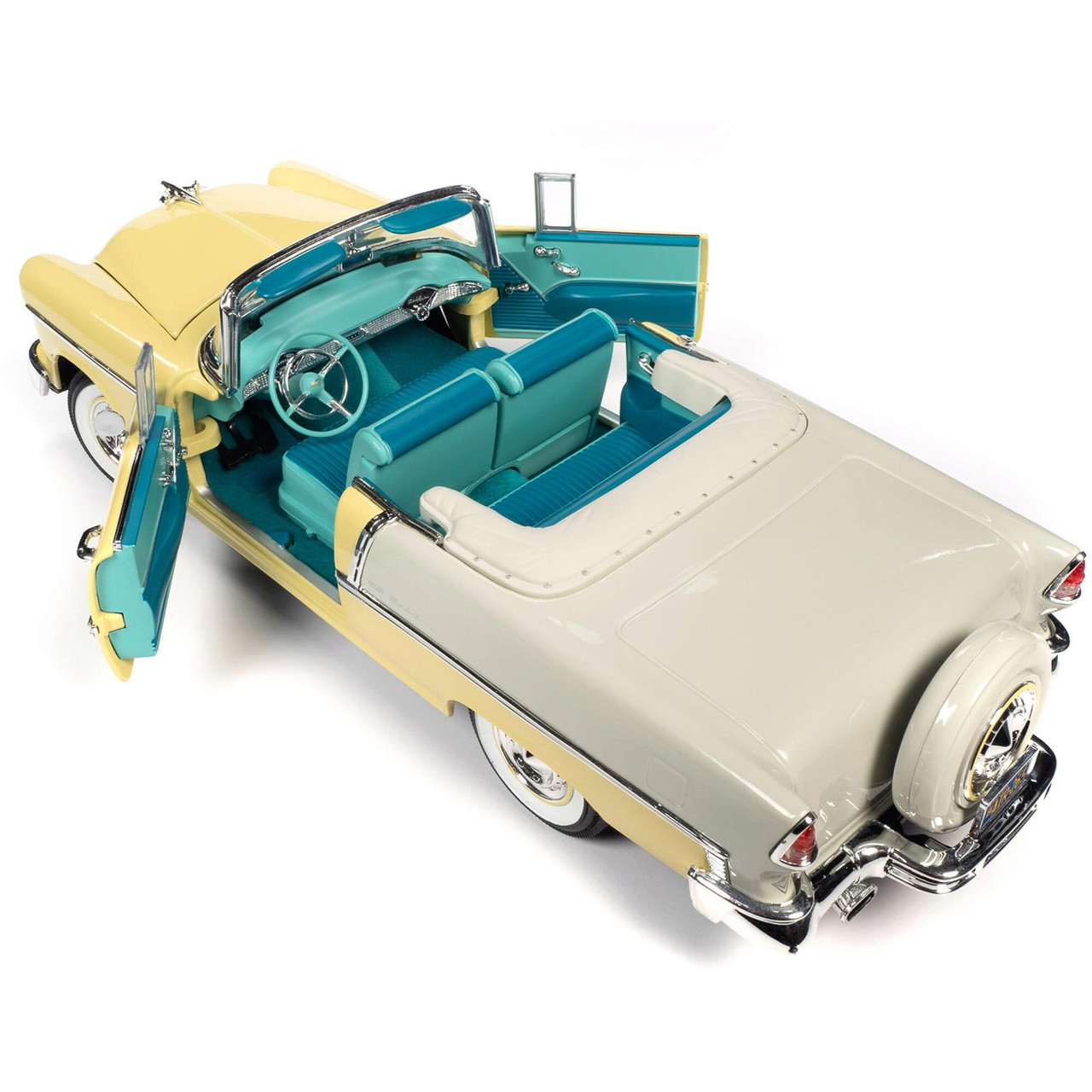 1955 Bel Air Convertible - Harvest Gold 1:18 Scale Diecast Replica Model