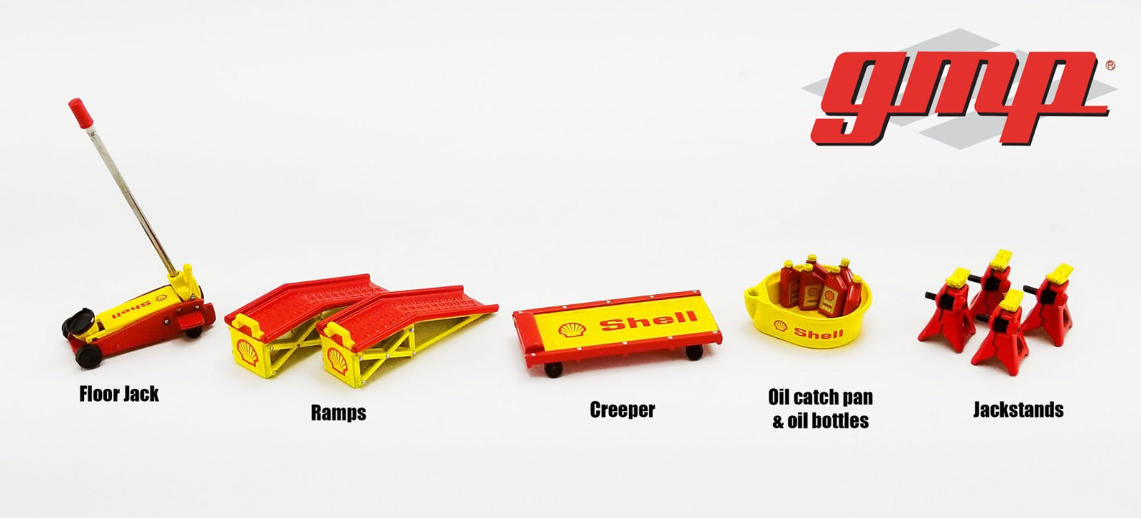 GMP 1:18 GMP Shop Tool Set #2 - Shell Oil GMP-18950