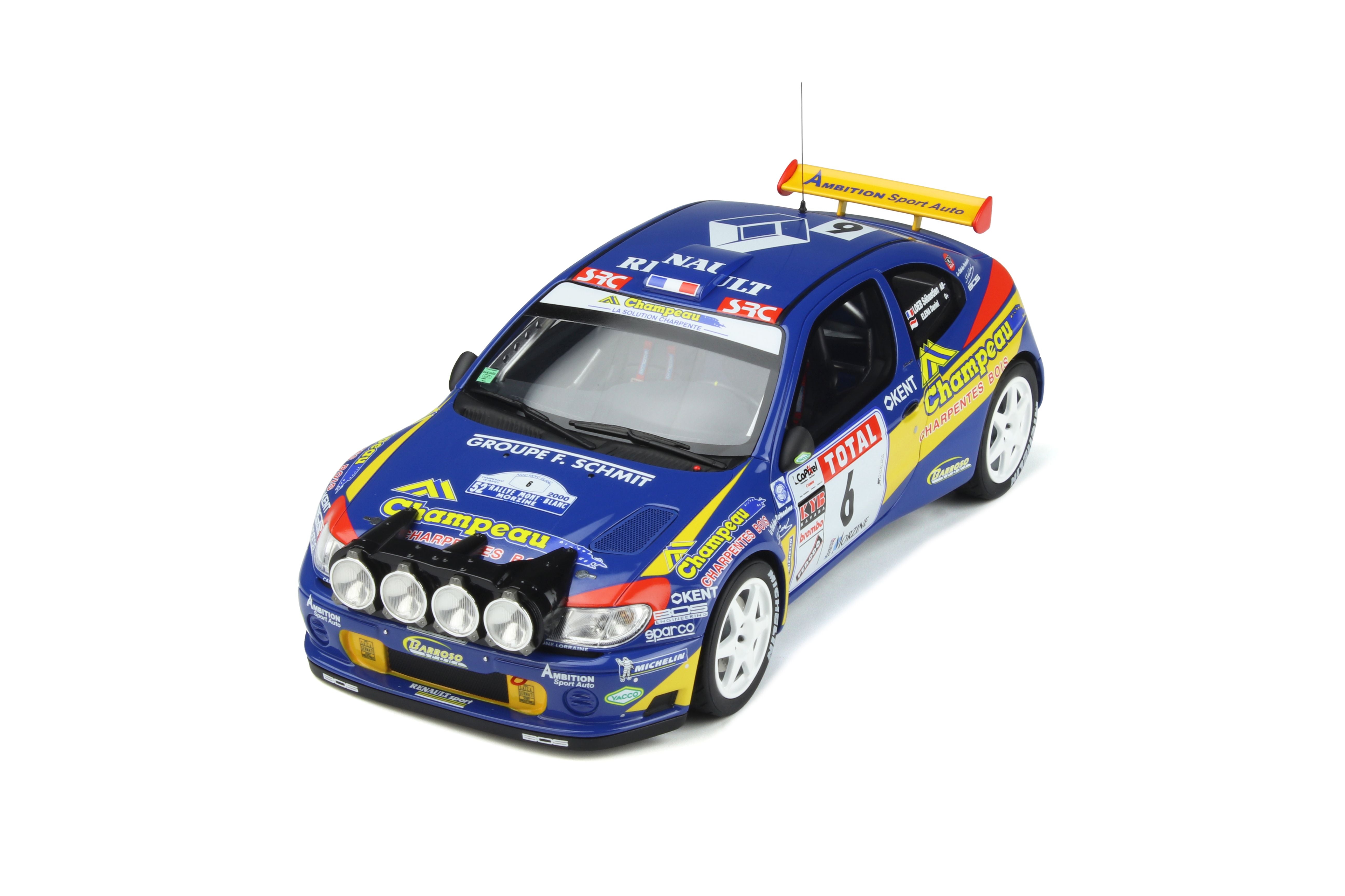 OTTO 1:18 Renault Megane Maxi #6 Rally of Monte Blanc 2000 OT960