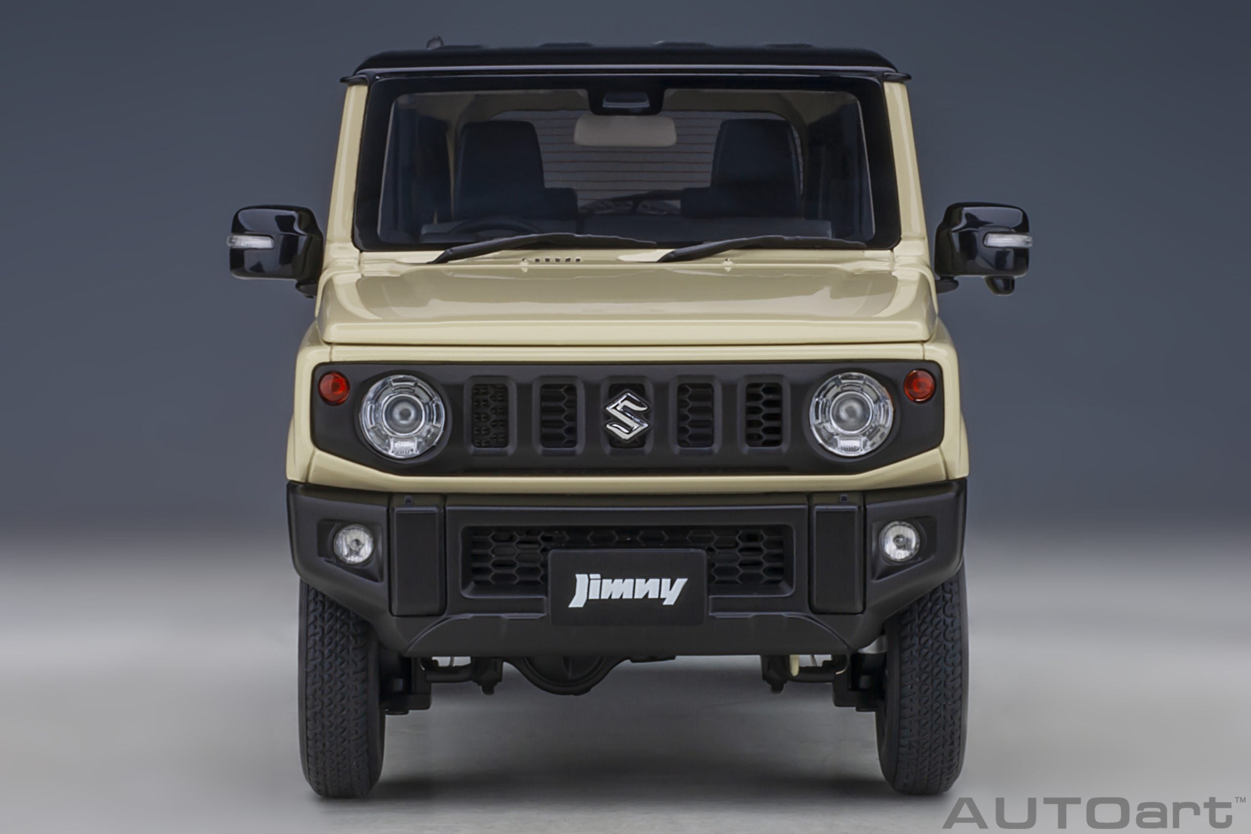 AUTOart 1:18 Suzuki Jimny (JB64) (Chiffon Ivory Metallic with Black roof) 78500