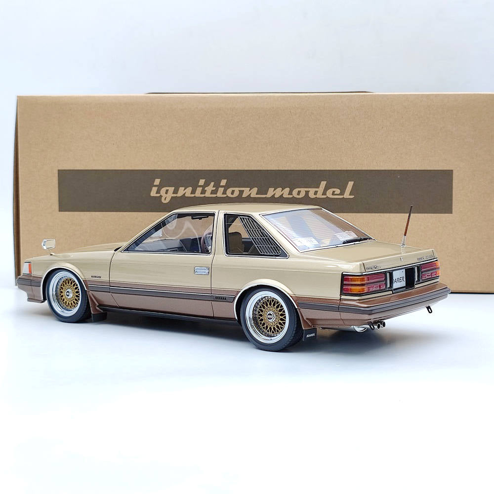 Ignition Model 1/18 Toyota Soarer 2800GT Extra Z10 Gold/Brown IG1376 Resin Toy Car Model Gift