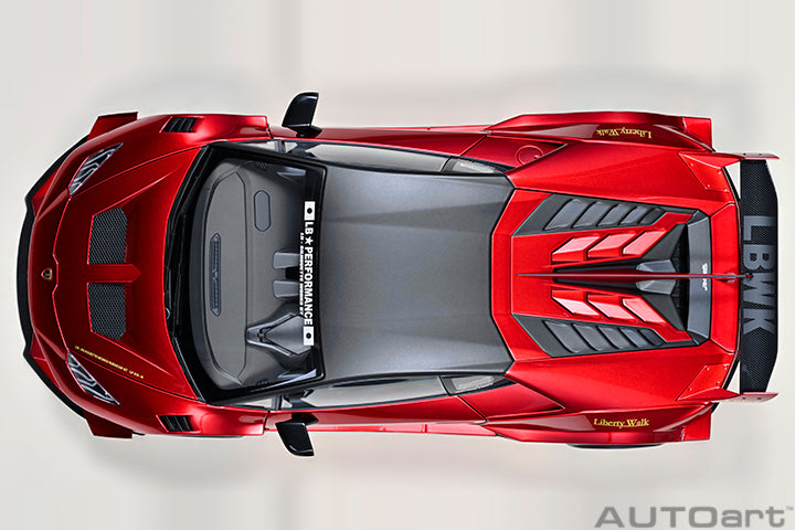 LIBERTY WALK LB SILHOUETTE WORKS HURACAN GT (RED)