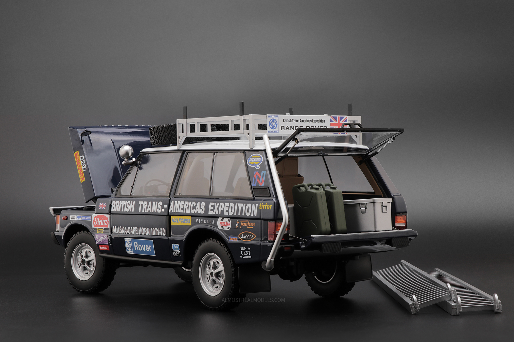 Range Rover “The British Trans-Americas Expedition” (868K) 1:18 by Almost Real