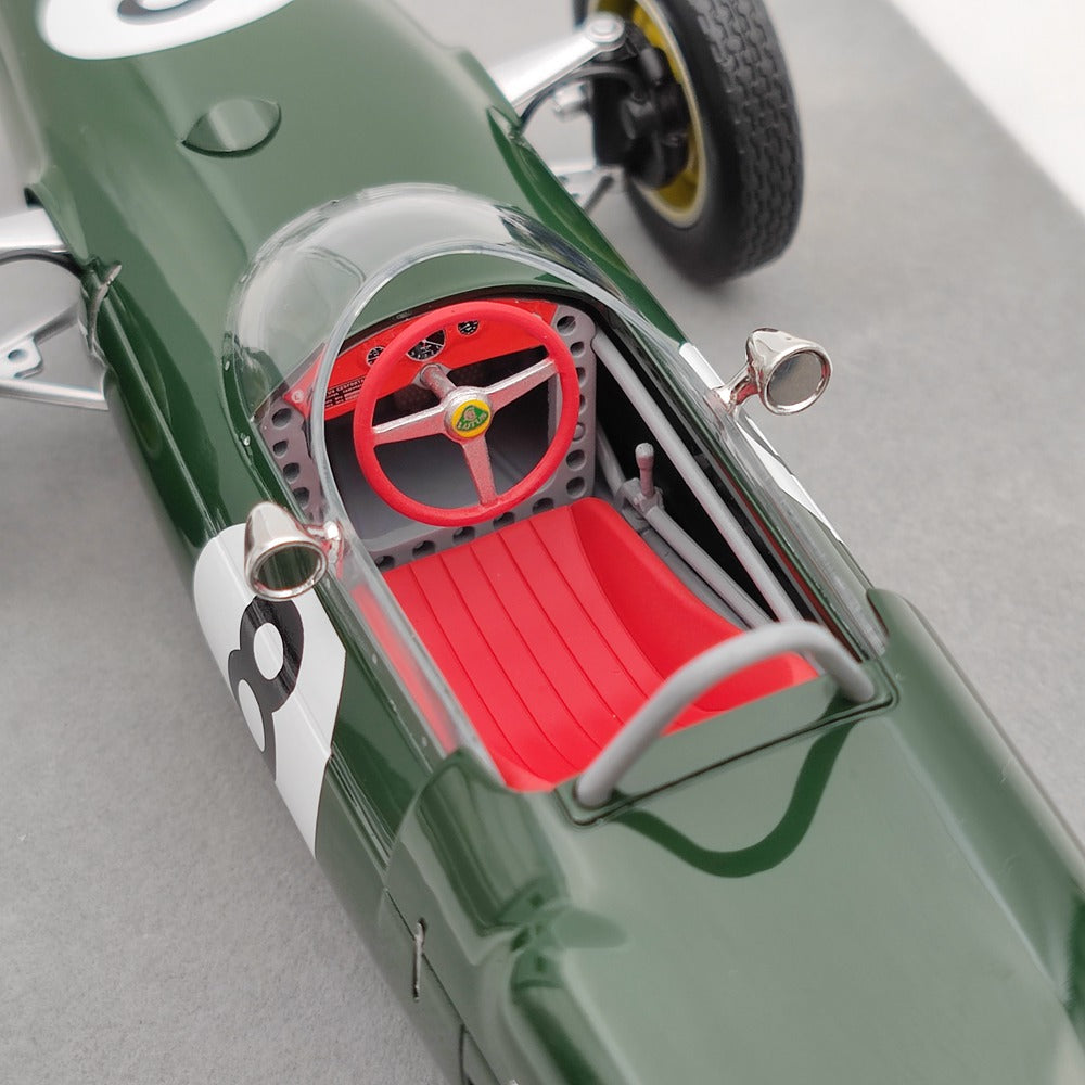 1/18 Tecnomodel 1961 Jim Clark Lotus 21 #8 3rd French GP Formula 1 Resin Model Car Limited Collection Toy Gift