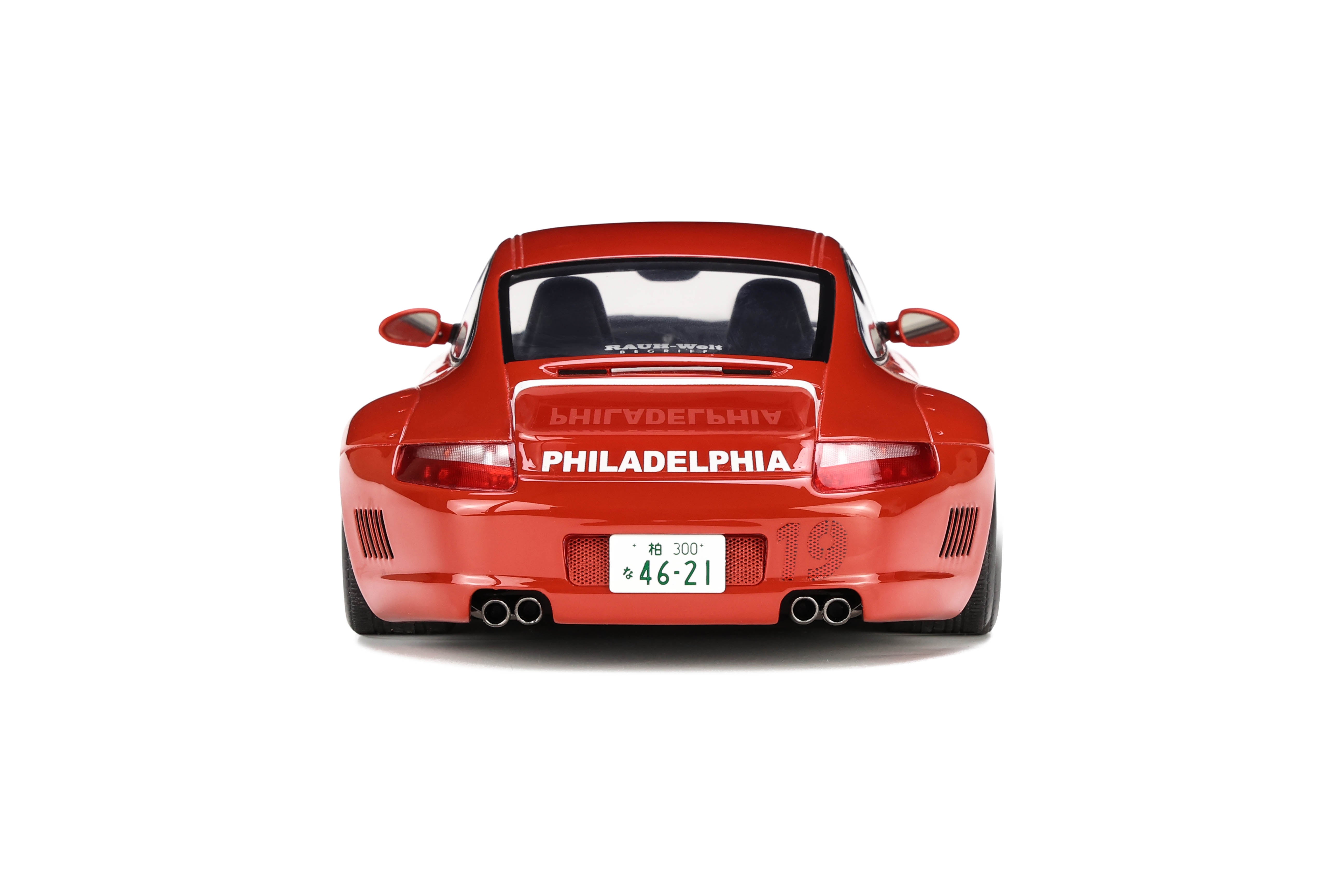 GT Spirit 1:18 Porsche 911 997 RWB AKA Phila 2021 Red GT874