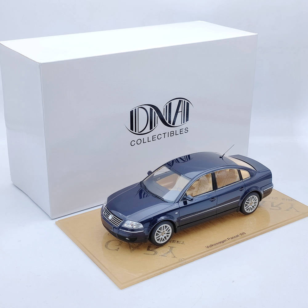 DNA Collectibles 1/18 Volkswagen VW Passat W8 2001 DNA000029 Resin Model Blue Toy Car Gift