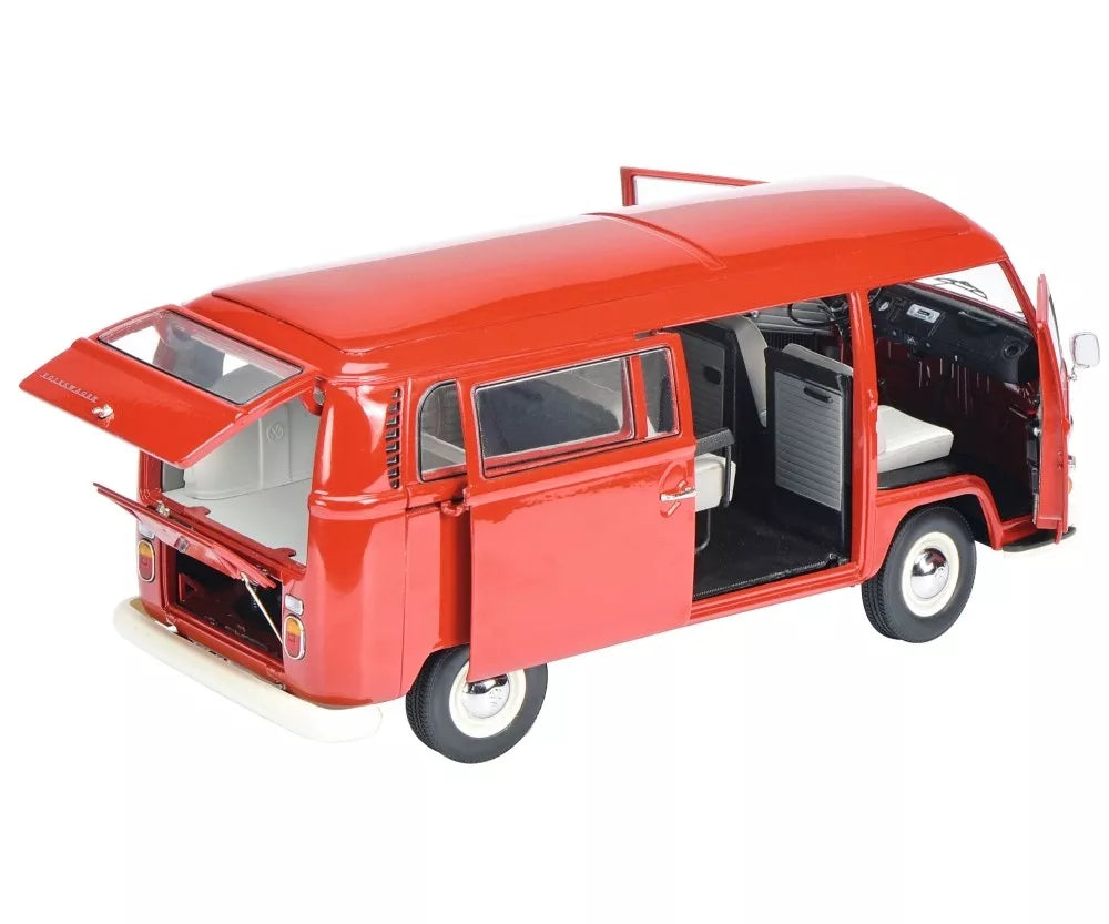 Schuco 1:18 Volkswagen VW T2a Bus anniversary Edition 50 years Red 450019600