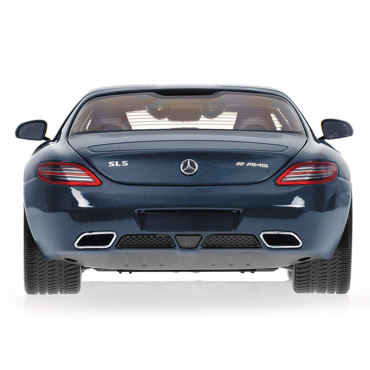 Minichamps 1:18 Mercedes-Benz SLS AMG 2010 Blue Metallic 100039021