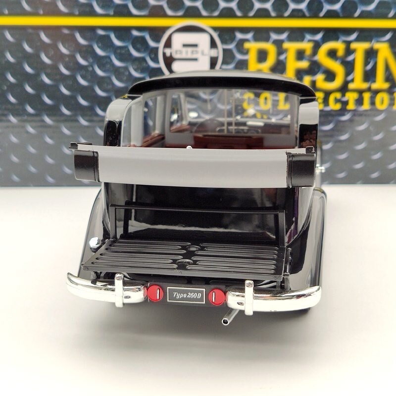 1:18 Triple9 Mercedes-Benz 260D W138 Pullman Landaulet 1936 Black 1800103 Resin Models Limited Edition Auto Toys Car Collection