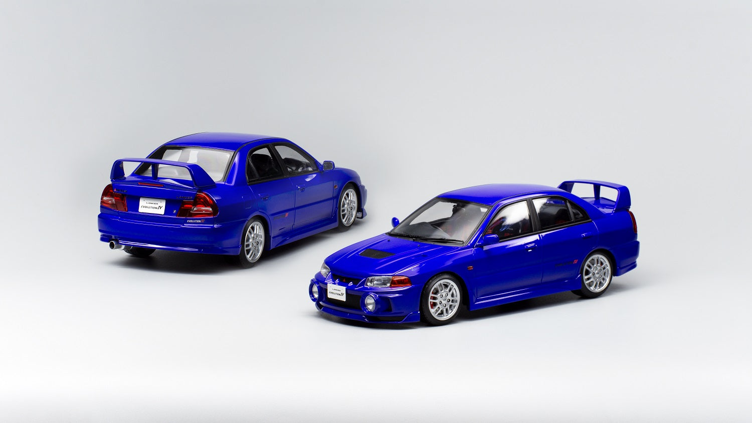 *PREORDER* Pop Race 1/18 Mitsubishi Lancer EVO IV in Blue