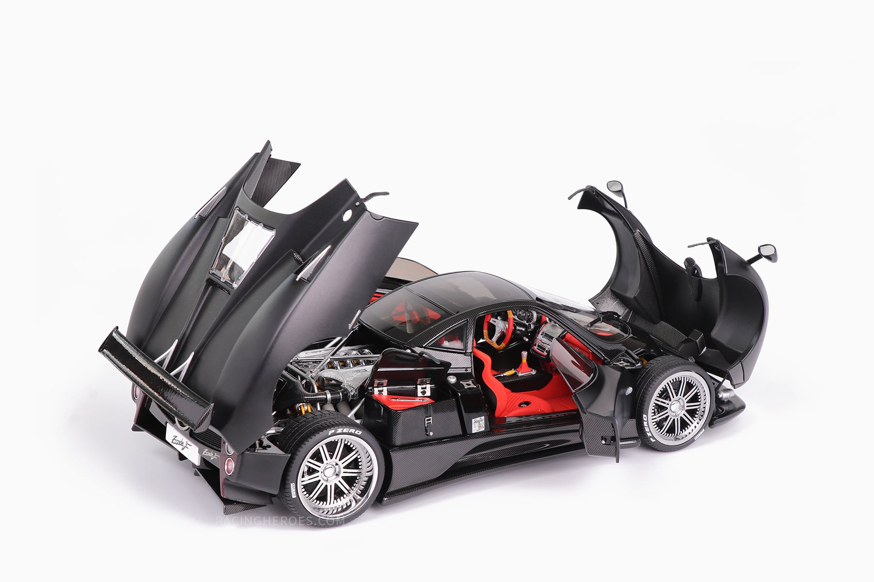 Pagani Zonda F 2005  Matt Black “Limited Edition 500” 1:18 by Almost Real