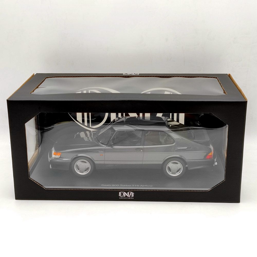 DNA Collectibles 1/18 Saab 900 Turbo T16 Airflow Grey DNA000113 Resin Model Car Toys Gift