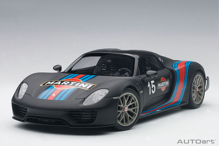 PORSCHE 918 SPYDER WEISSACH PACKAGE (BLACK/MARTINI LIVERY)