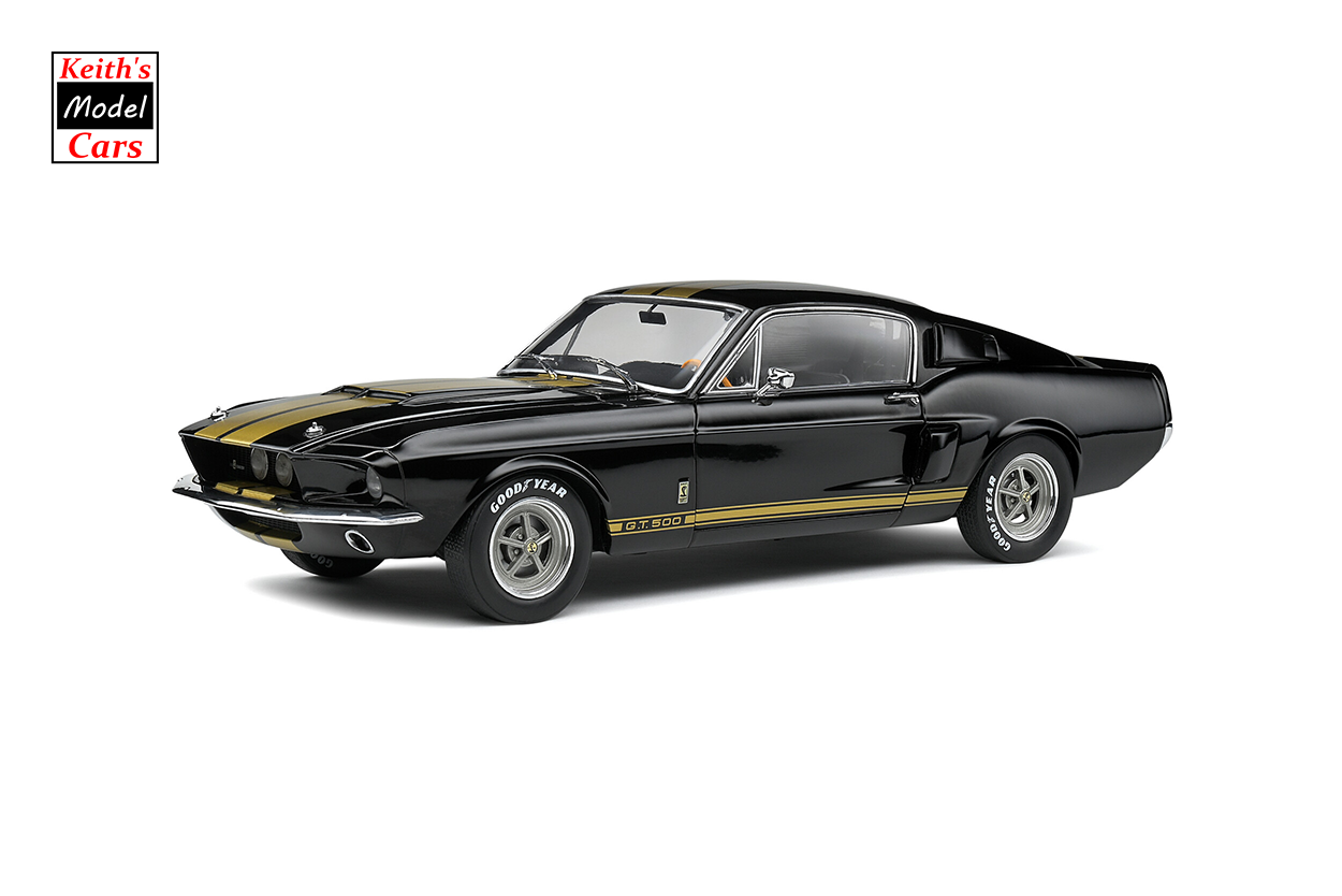 [1/18 Scale] 1967 Shelby GT500 in Black by Solido