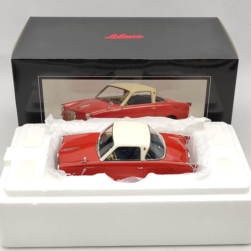 1/18 Schuco Goggomobil Coupe TS 250 red/white Resin Model Car Limited Collection