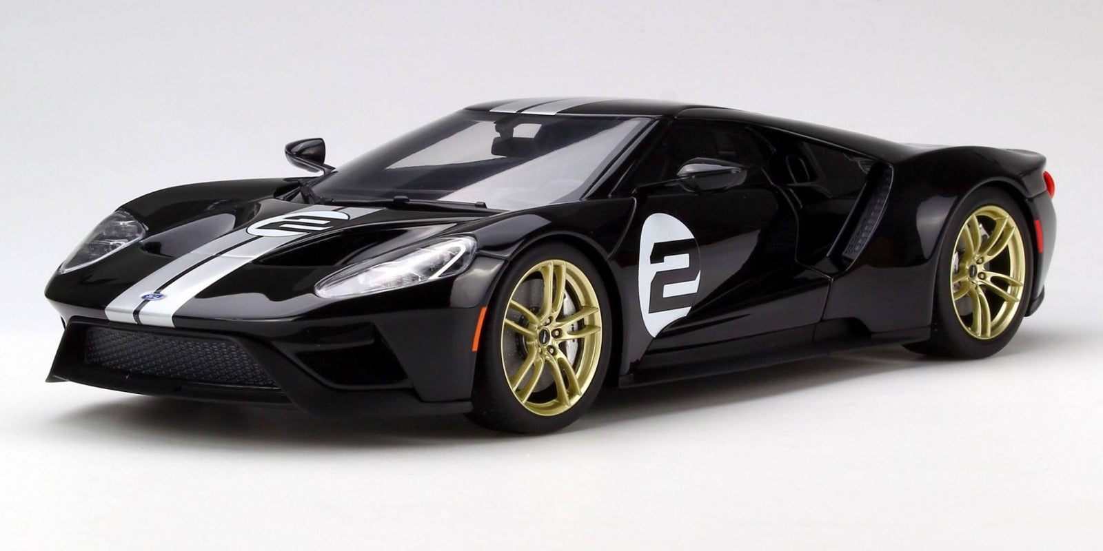 GT Spirit 1:18 2017 Ford GT 1966 Heritage Edition black #2 US001