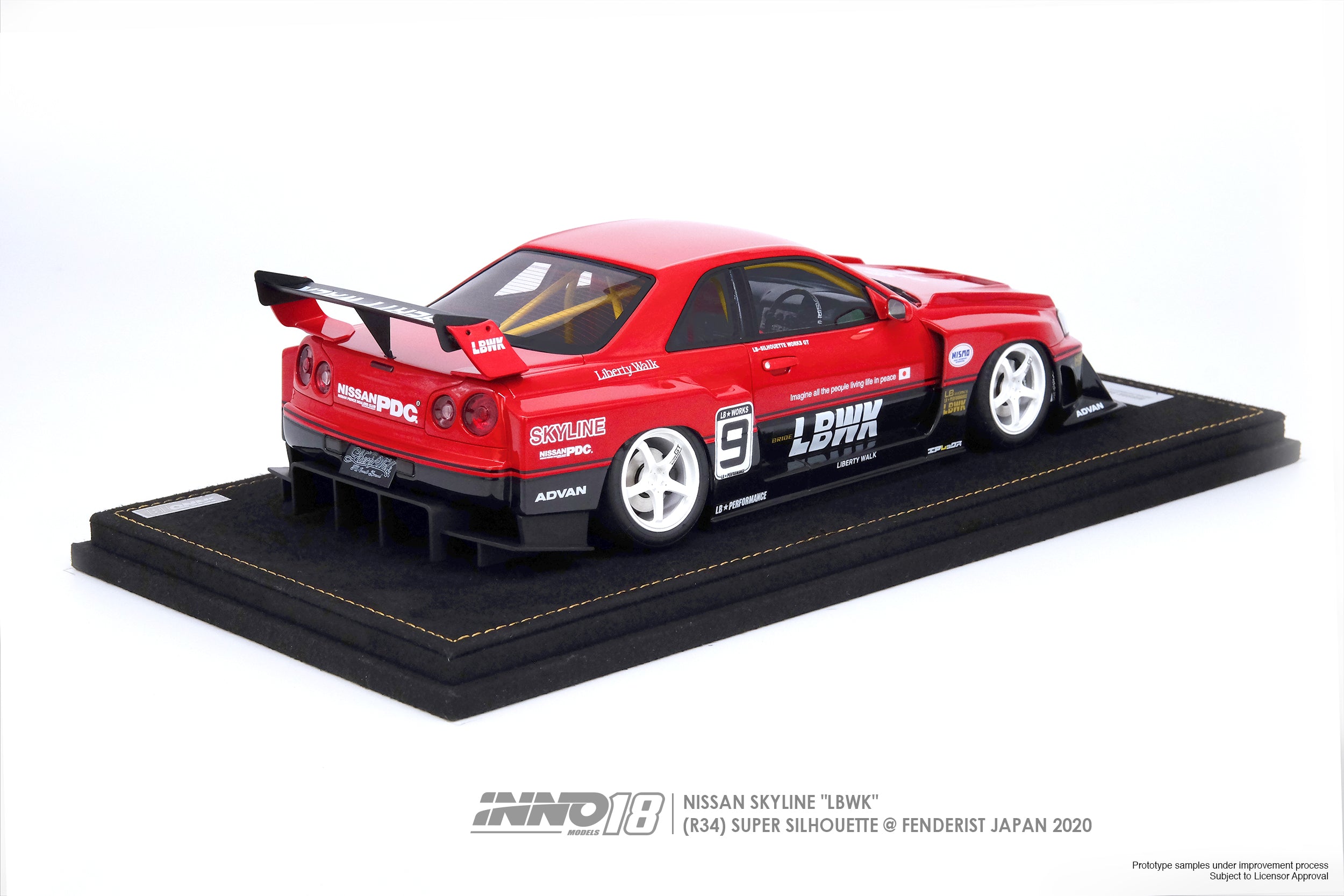 INNO64 1:18 Nissan Skyline (ER34) Super Silhouette 