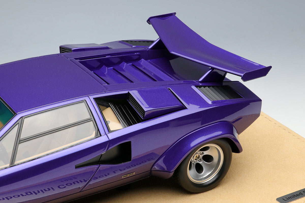 Lamborghini Countach LP5000S 1982 - metallic purple - 1:18