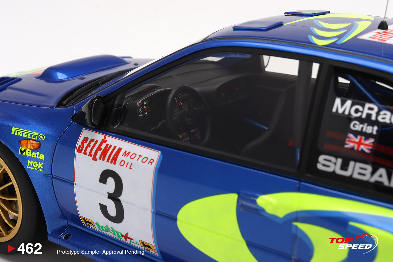 *PREORDER* TopSpeed Models 1:18 Subaru Impreza WRC97 1997 Rally Sanremo Winner #3