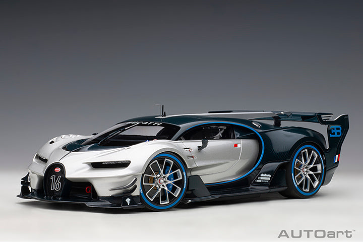 BUGATTI VISION GRAN TURISMO (SILVER/BLUE CARBON)