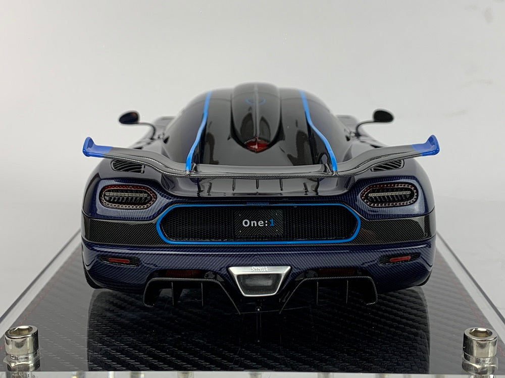 Frontiart 1:18 Koenigsegg One1 (new)  Carbon Blue F033-166