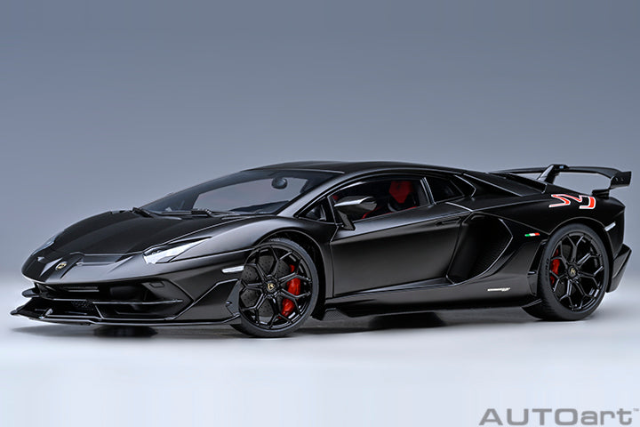 LAMBORGHINI AVENTADOR SVJ (NERO NEMESIS/MATT BLACK)