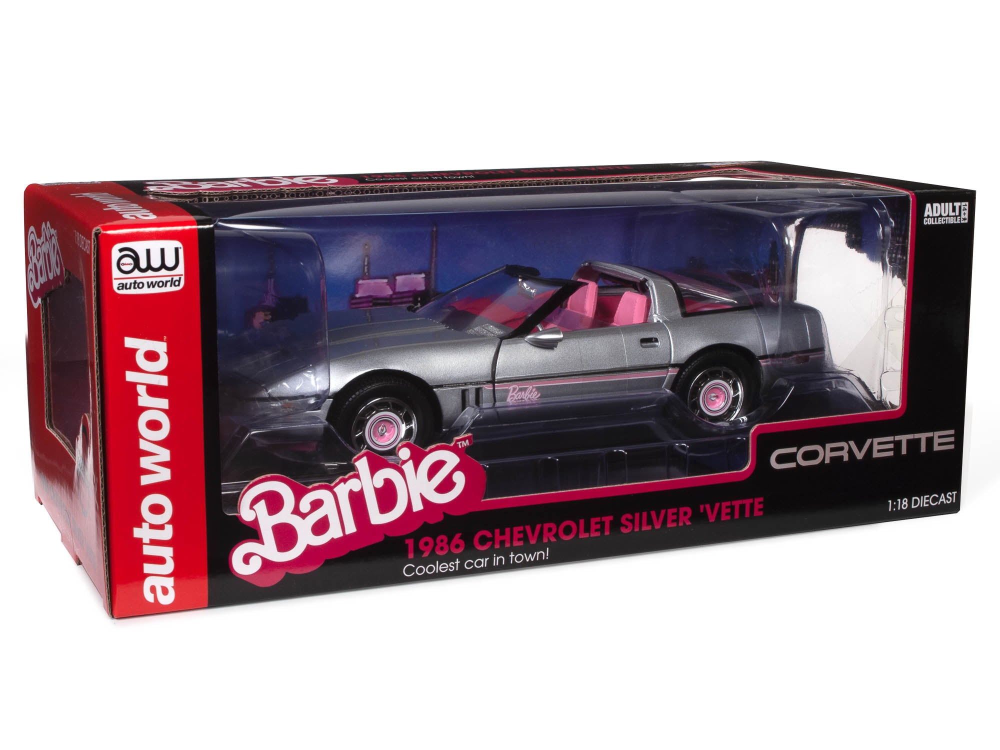 Barbie 1986 Chevy Corvette 1:18 Scale