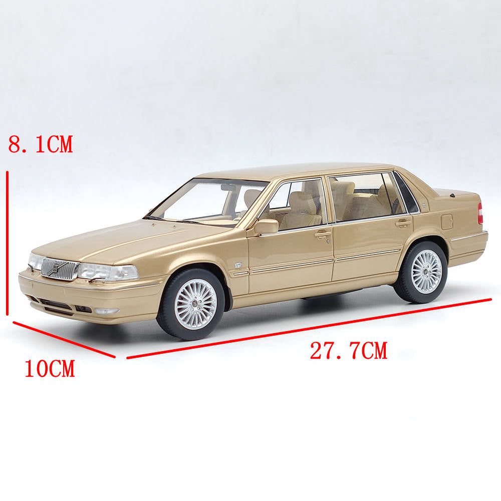 DNA Collectibles 1/18 Volvo S90 Royal Level 3 1998 DNA000152 Resin Model Gold Toy Car Gift