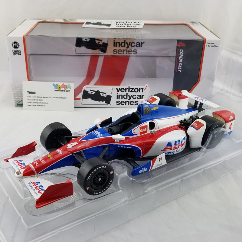 GreenLight 1:18 2017 Indycar Series #4 Conor Daly / A. J. Foyt Enterprises, ABC Supply 11008