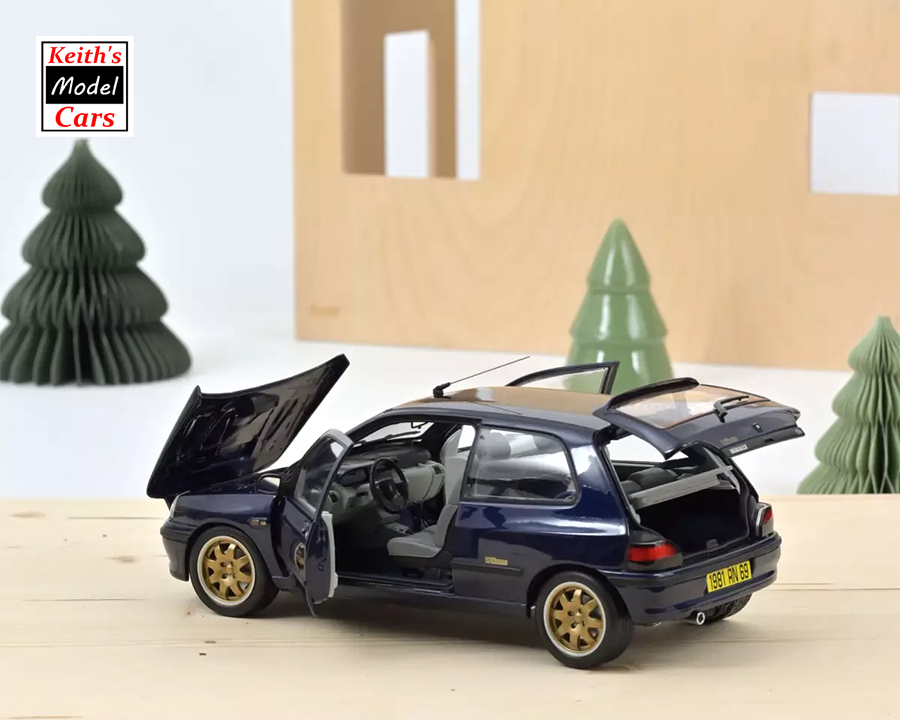 [1/18 Scale] 1993 Renault Clio Williams in Blue by Norev
