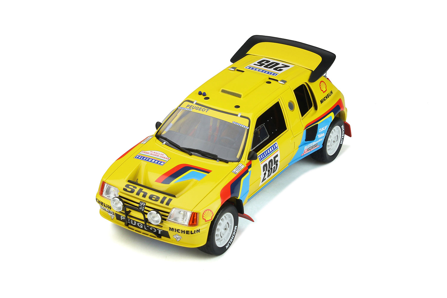 OTTO 1:18 1987 Peugeot 205 Grand Raid Dakar #205 Vatanen OT354