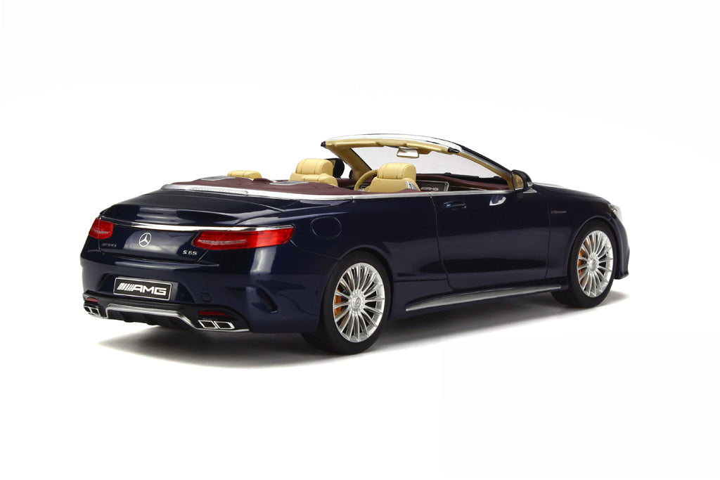 GT Spirit 1:18 Mercedes AMG S65 Convertible Blue GT153