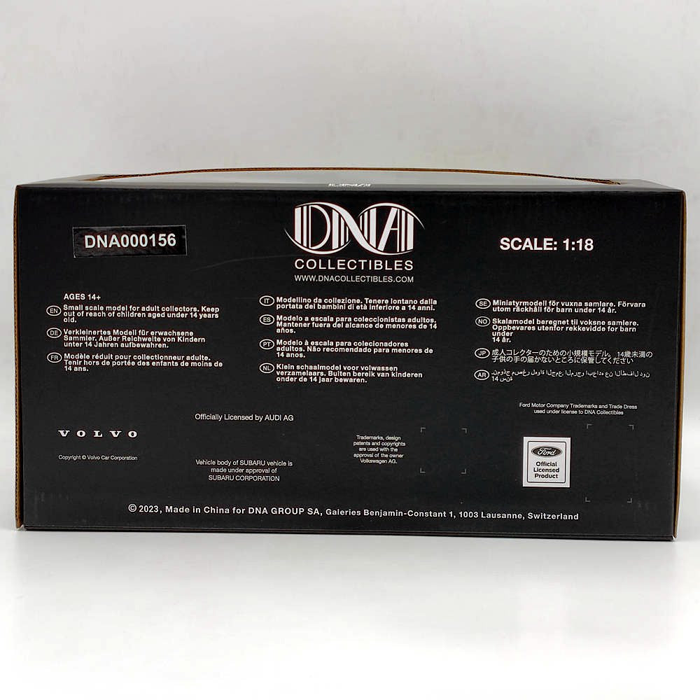 DNA Collectibles 1/18 Volvo 164 E 1972 DNA000156 Resin Model Car Limited Gold Toys Gift