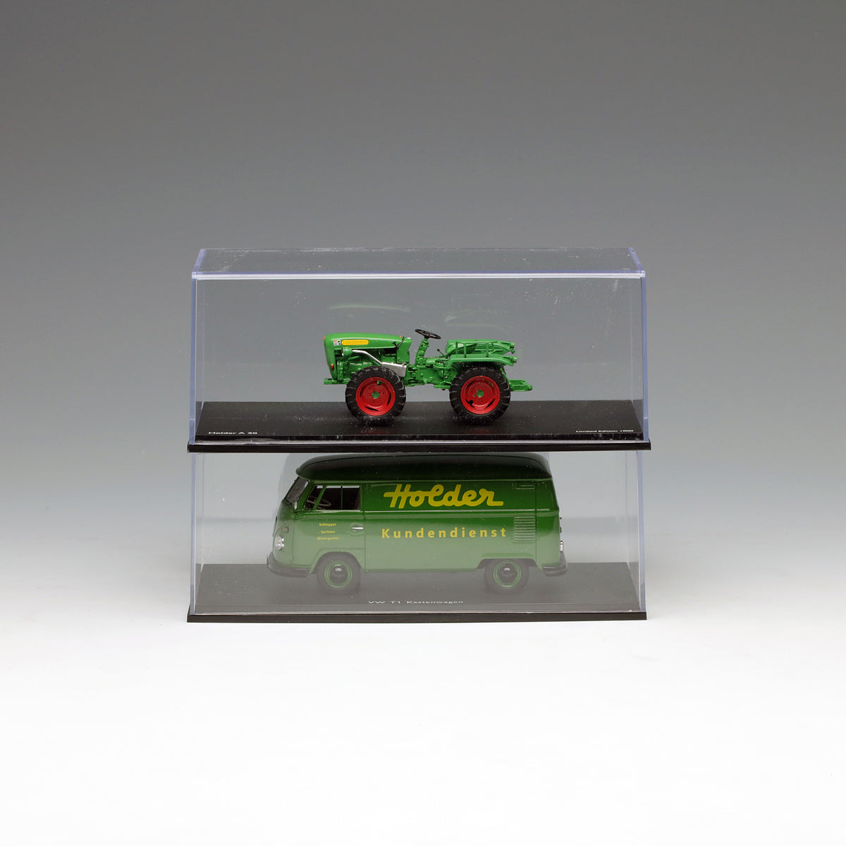 Schuco 1:32 Holder A20 Tractor with Volkwagen T1b 450894100