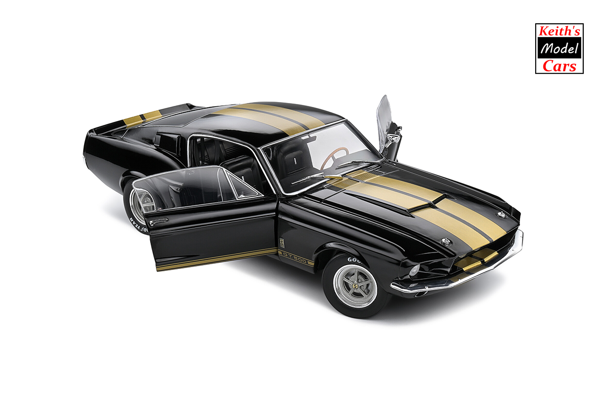 [1/18 Scale] 1967 Shelby GT500 in Black by Solido