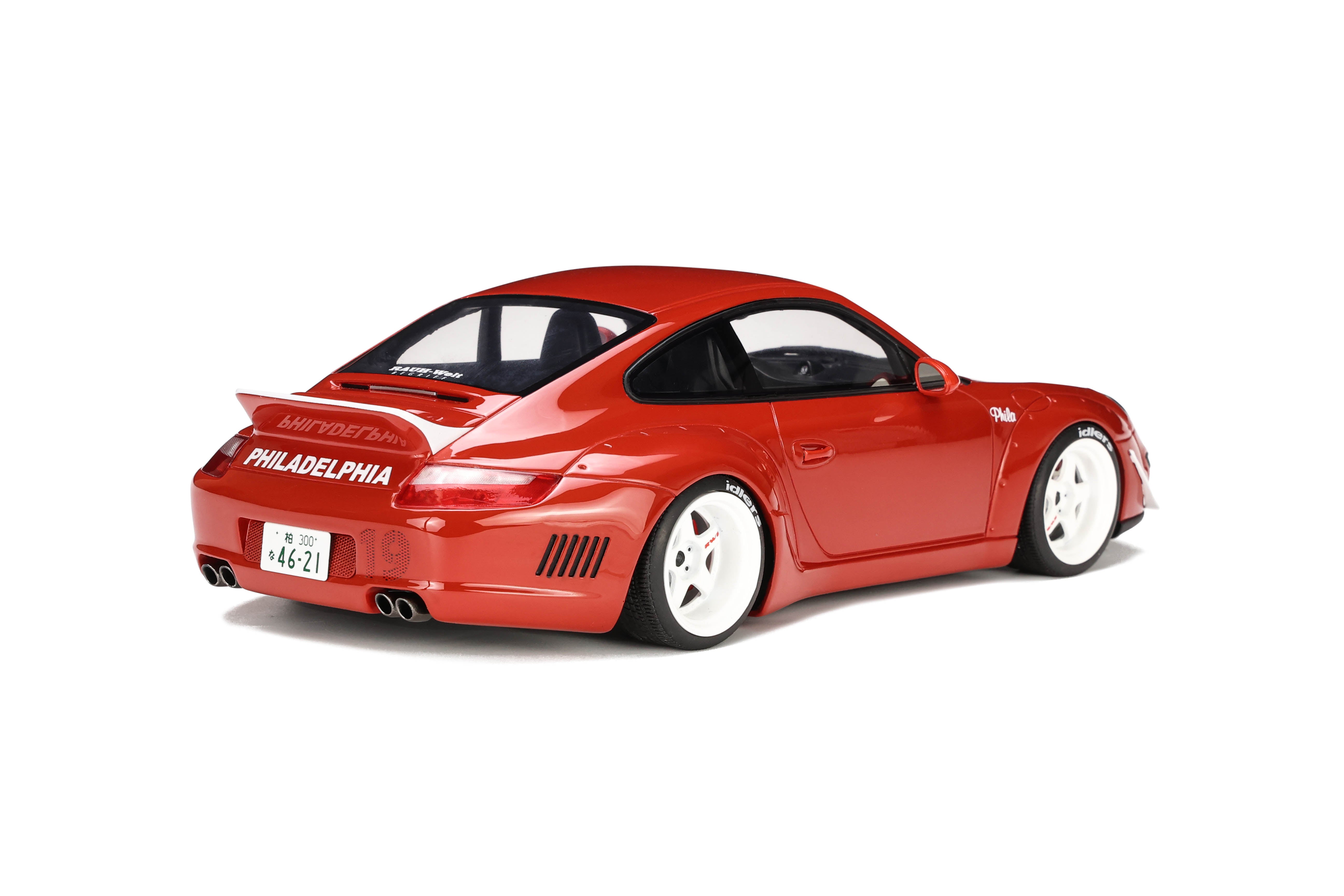 GT Spirit 1:18 Porsche 911 997 RWB AKA Phila 2021 Red GT874