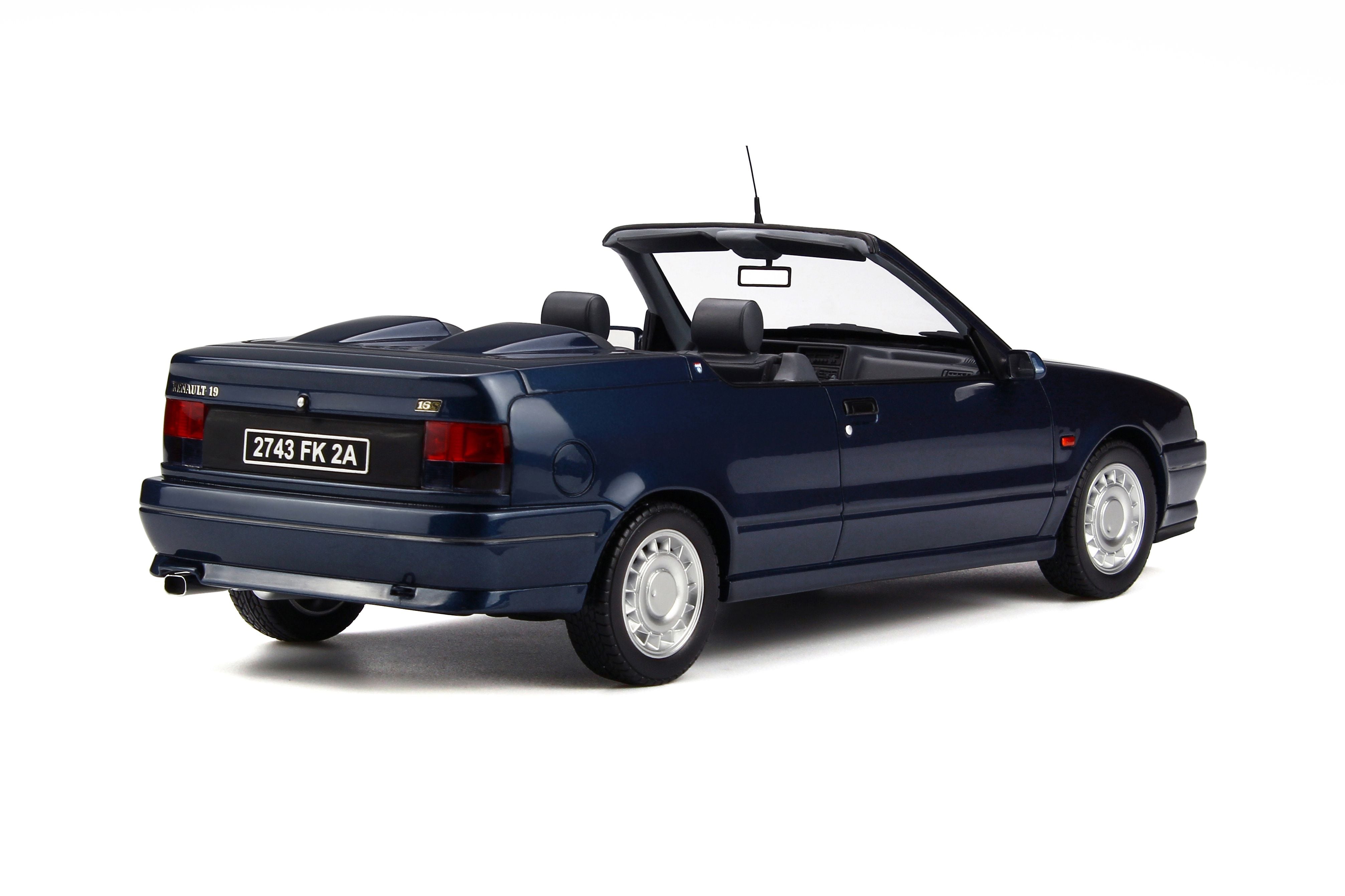OTTO 1:18 Renault 19 16S Cabriolet Blue sport 449 Resin Model Car OT673
