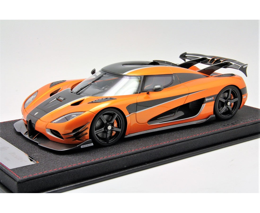 Frontiart 1:18 Koenigsegg Agera RS One of 1 Orange Carbon F055-18