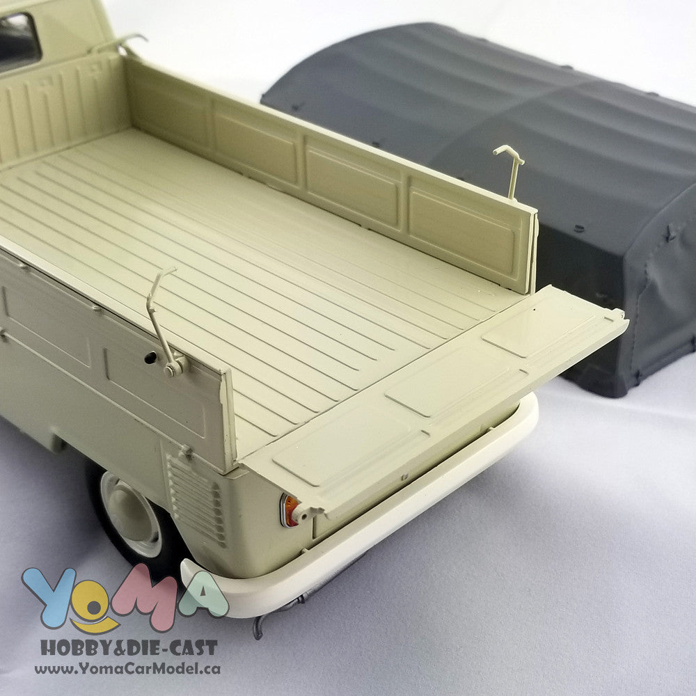Schuco 1:18 Volkswagen T1b Pickup With Tarpaulin Beige 450037000
