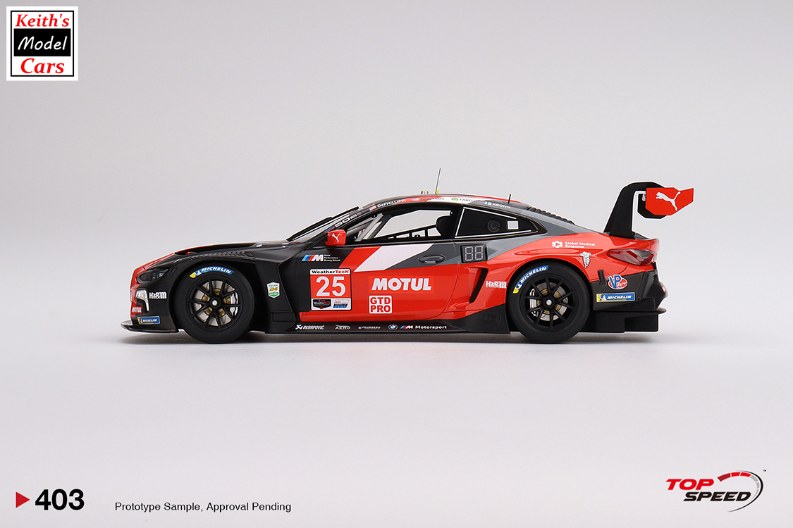 [1/18 Scale] BMW M4 GT3 - BMW Team RLL - 2022 IMSA Daytona 24 Hrs (No.25 C. de Phillippi/J. Edwards/A. Farfus/J. Krohn) by TopSpeed-Models