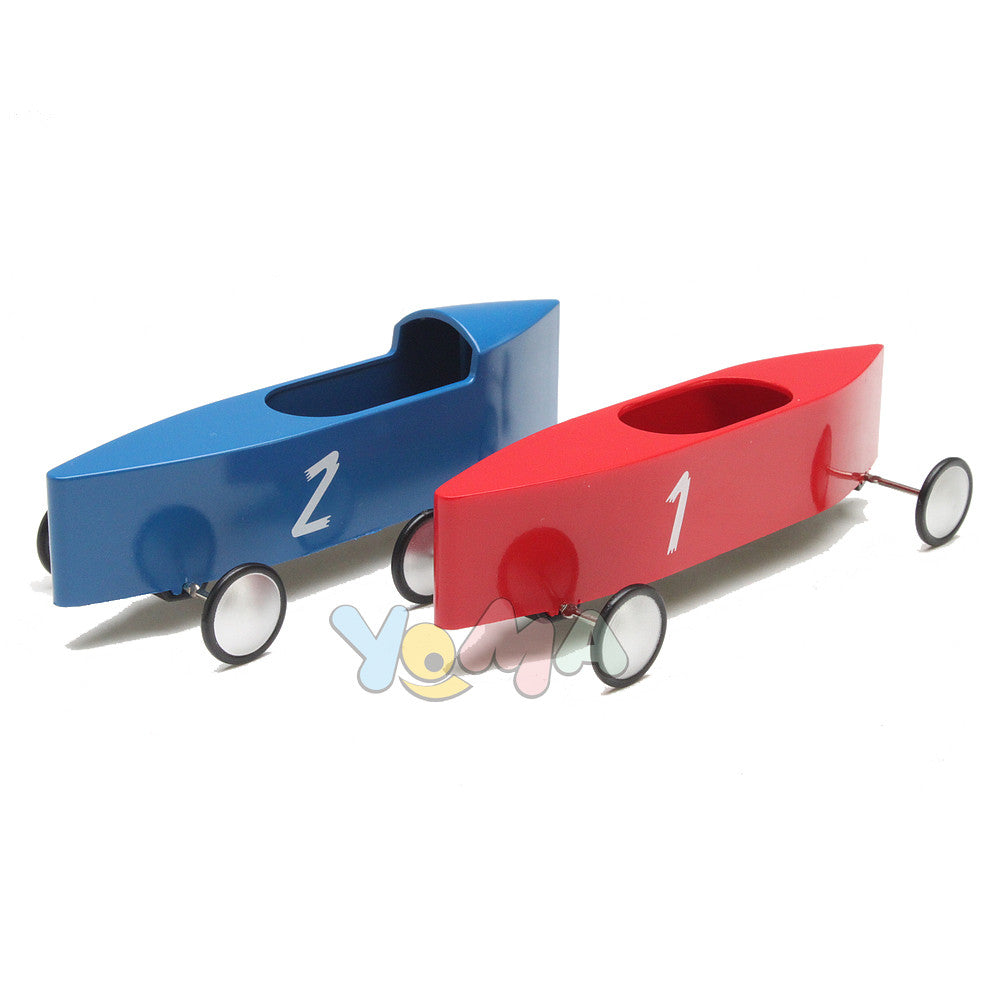 Schuco 1:18 Volkswagen T2A Platform truck with Soap Boxes white / red / blue 450018200